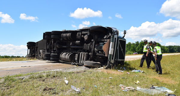 One-vehicle crash